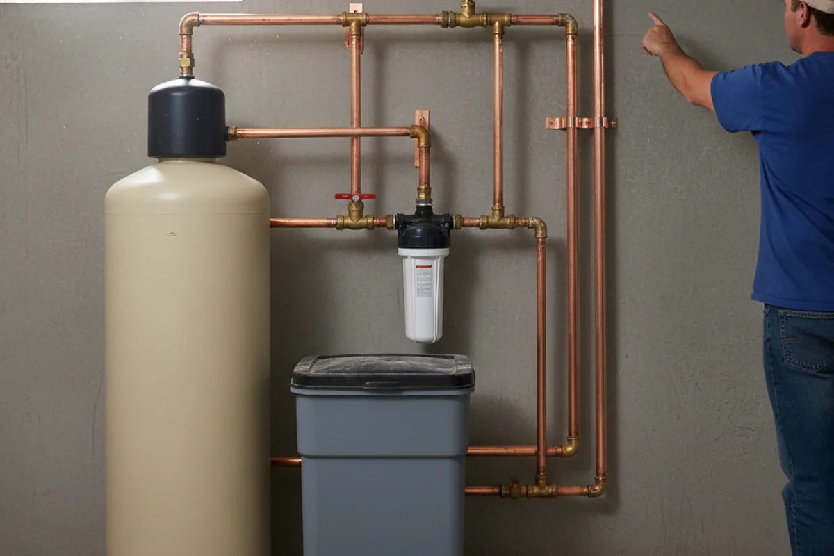 Whole-house water treatment system installed in Hermitage